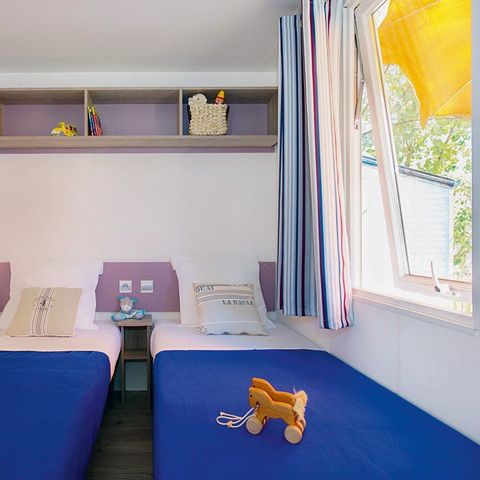 Stacaravan 4 personen - Klassiek | 2 Slaapkamers | 4 Pers. | Verhoogd terras