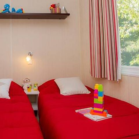 Stacaravan 6 personen - Stacaravan | Klassiek | 3 slaapkamers | 6 pers. | Single terras