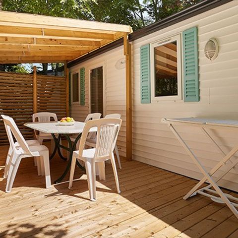 Stacaravan 6 personen - Stacaravan | Classic XL | 2 slaapkamers | 4/6 pers. | Terras