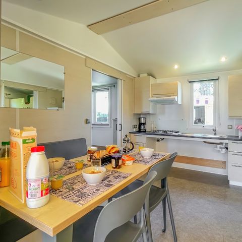 Stacaravan 4 personen - RESIDENTIEL PMR TOEGANG 2 slaapkamers 4/6 pers.