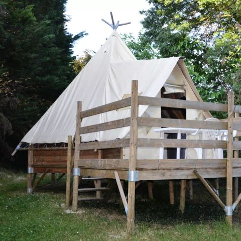 Tent 4 personen - Tipi 3 kamers 4 personen (2 volwassenen + 2 kinderen) Zonder sanitair