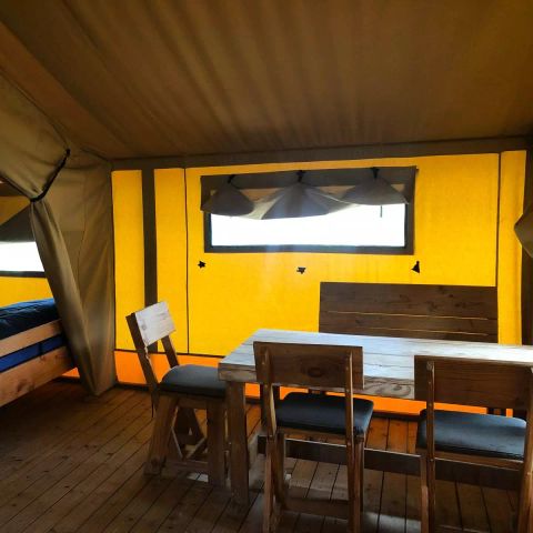 Safaritent 5 personen - Tente Kalahari XL 3 Pièces 5 Personnes Sans Sanitaire