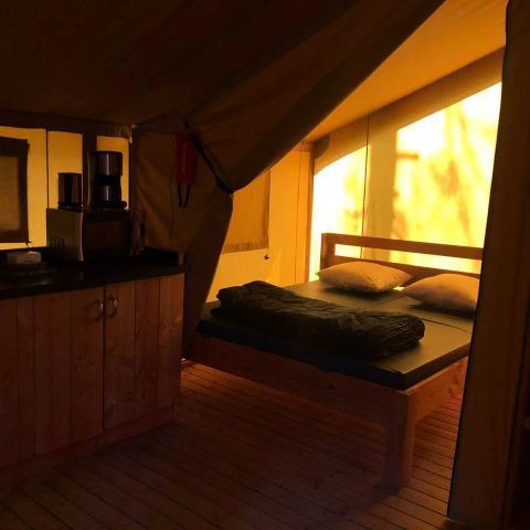 Safaritent 5 personen - Tente Kalahari XL 3 Pièces 5 Personnes Sans Sanitaire