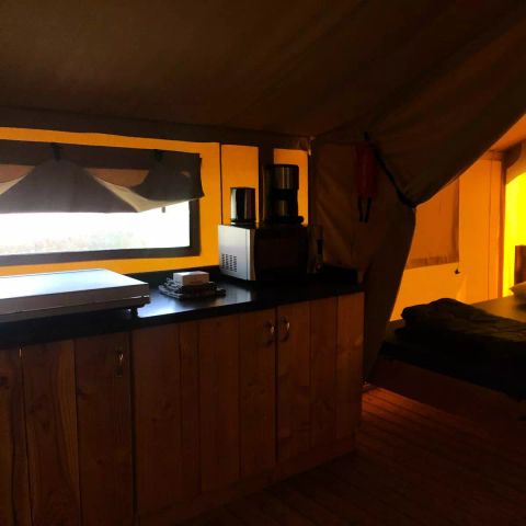 Safaritent 5 personen - Tente Kalahari XL 3 Pièces 5 Personnes Sans Sanitaire