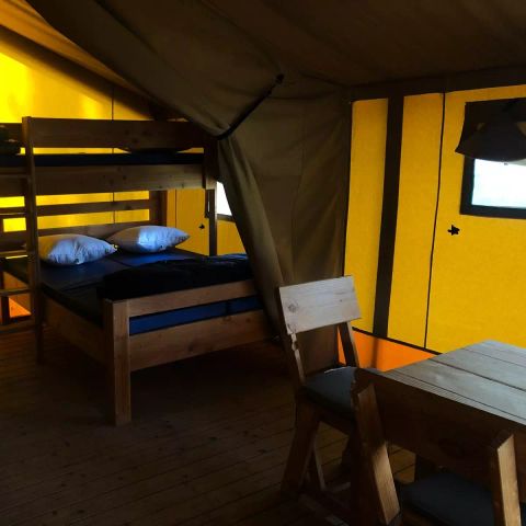 Safaritent 5 personen - Tente Kalahari XL 3 Pièces 5 Personnes Sans Sanitaire