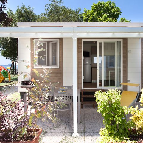 Stacaravan 4 personen - CON VISTA LAGO 24m