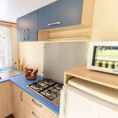Stacaravan 5 personen - Comfort Stacaravan 3 Slaapkamers 5 Personen (4 volwassenen + 1 kind - 10 jaar) Airconditioning