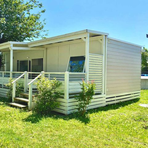 Stacaravan 6 personen - Deluxe lodge