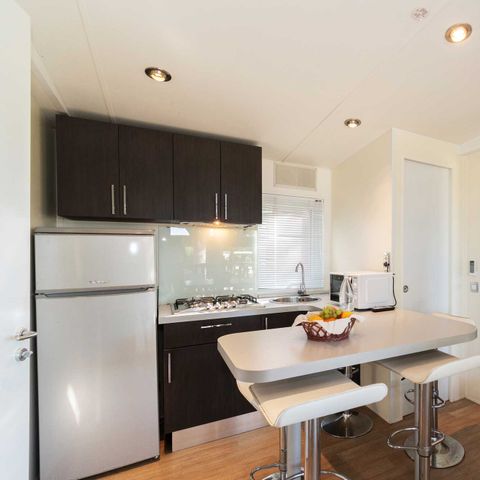 Stacaravan 4 personen - Lodge Deluxe Familie