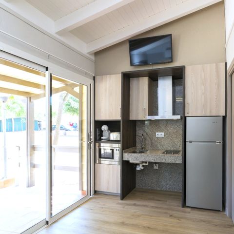 Stacaravan 4 personen - Aangepaste Premium Bungalow 4 pers