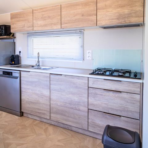 Stacaravan 6 personen - Stacaravan 6 slaapplaatsen Premium Large