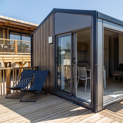 Stacaravan 6 personen - Stacaravan 6 slaapplaatsen Premium Large