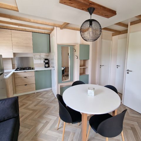 Chalet 4 personen - Chalet Mimosa met 2 slaapkamers en airconditioning