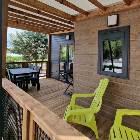 Chalet 4 personen - Chalet Mimosa met 2 slaapkamers en airconditioning