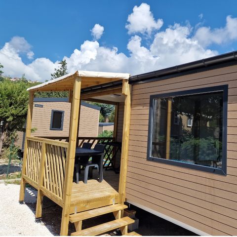 Stacaravan 4 personen - Comfort stacaravan met 2 slaapkamers
