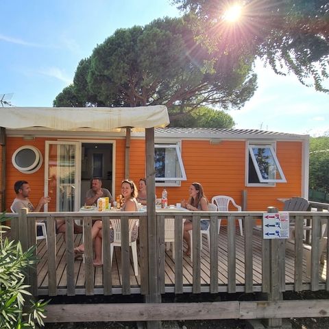 Stacaravan 6 personen - Tanneron, 3 slaapkamers met airconditioning