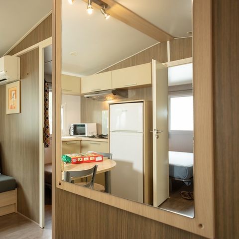 Stacaravan 6 personen - Luxe cottage met 3 slaapkamers (zaterdag/zaterdag)