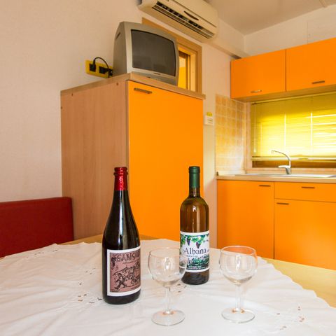 Stacaravan 3 personen - LODGE DELUXE HOND