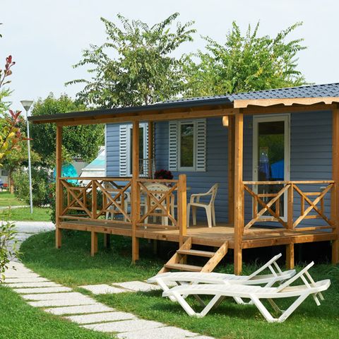 Stacaravan 6 personen - FAMILIE DELUXE