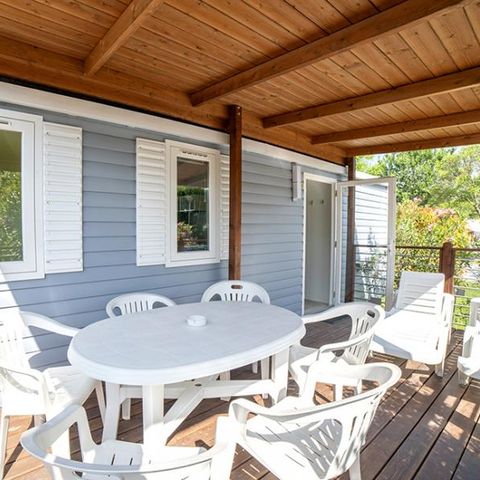 Stacaravan 6 personen - FAMILIE DELUXE