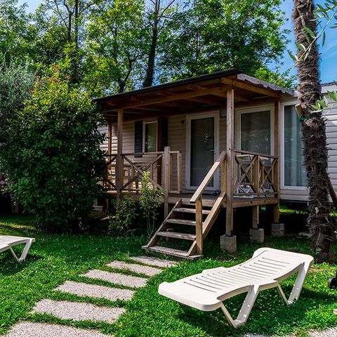 Stacaravan 5 personen - 'Suite Delux' 32 m²
