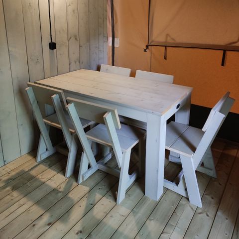 Safaritent 1 persoon - Safari lodge zonder sanitair prijs voor 1 persoon