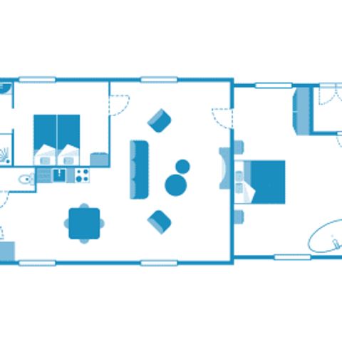 Appartement 4 personen - Appartement Delacroix 4p 2bed Prestige