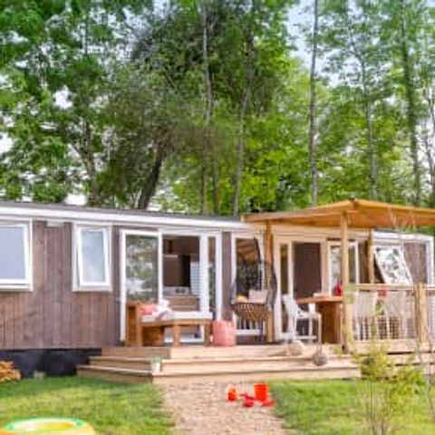 Stacaravan 6 personen - Cottage Cheverny 6p 3ch 2SdB Premium