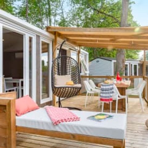 Stacaravan 6 personen - Cottage Cheverny 6p 3ch 2SdB Premium