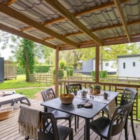 Stacaravan 5 personen - Huisje Newton 5p 2bed 2bad Clim Premium