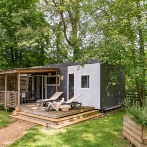 Stacaravan 5 personen - Huisje Newton 5p 2bed 2bad Clim Premium