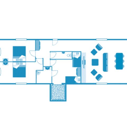 Appartement 7 personen - Vlakke speeltuin 7p 3ch Prestige