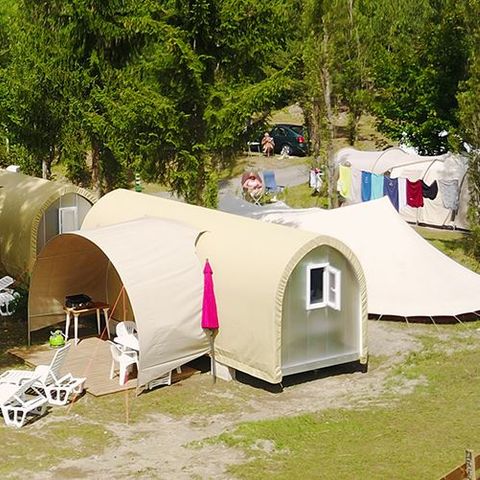 Glampingtent 4 personen - Coco Sweet (zonder sanitair)