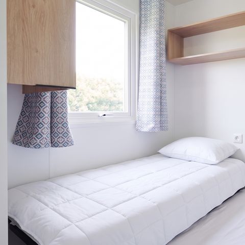 Stacaravan 6 personen - COMFORT - 3 slaapkamers - TV - CLIM - LV