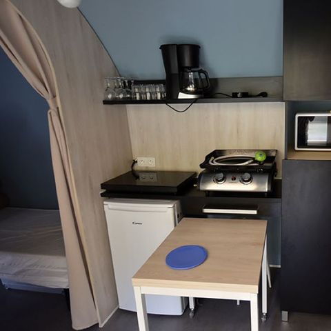 Glampingtent 4 personen - Stacaravan/tent Coco Sweet -
