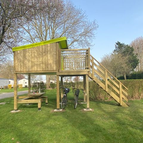 UNIEKE ACCOMMODATIE 2 personen - Camping Etoile 4m² - voor wandelaars en fietsers
