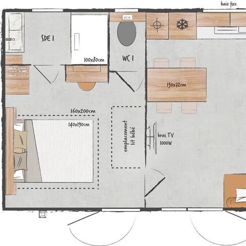 Stacaravan 4 personen - NIEUW - Stacaravan Ciela Prestige - 2 slaapkamers waarvan 1 master suite - Bedlinnenpakket, handdoeken en barbecue i