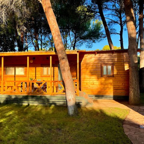Stacaravan 6 personen - Mediterraan huis