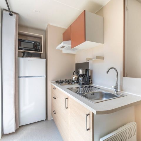 Stacaravan 6 personen - Mobile-home | Comfort | 3 Slaapkamers | 6 Pers. | Verhoogd terras | Airconditioning
