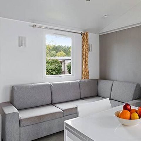 Stacaravan 4 personen - Stacaravan | Ultimate | 2 slaapkamers | 4 pers. | Verhoogd terras | 2 badkamers | Airconditioning.