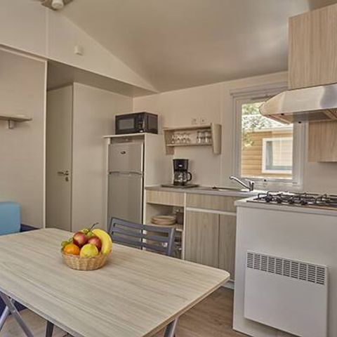 Stacaravan 4 personen - Comfort | 2 slaapkamers | 4 pers | Eenpersoons terras | Airconditioning