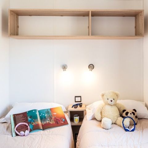 Stacaravan 6 personen - Familie + 3 slaapkamers