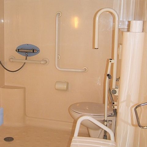 Stacaravan 4 personen - Stacaravan PMR | Comfort XL | 2 slaapkamers | 4/6 pers. | Verhoogd terras | Airconditioning | TV