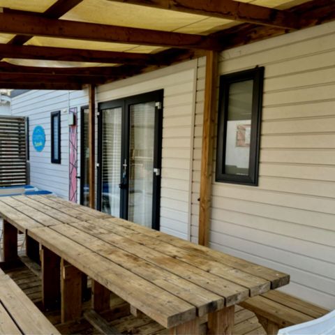 Stacaravan 8 personen - Premium - 4 slaapkamers + 2 badkamers