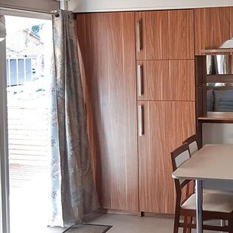 Stacaravan 6 personen - Mobile-home | Premium | 3 slaapkamers | 6 pers. | Verhoogd terras | 2 badkamers | Airconditioning.