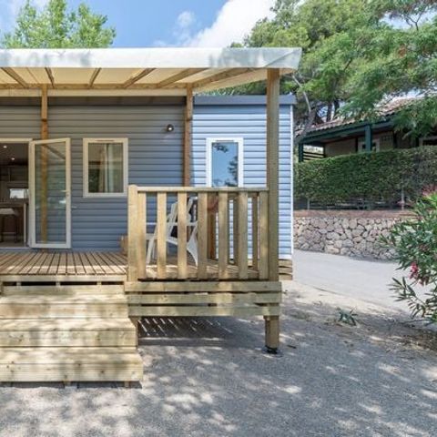 Stacaravan 6 personen - Mobile-home | Comfort XL | 3 slaapkamers | 6 pers. | Verhoogd terras | Airconditioning | TV