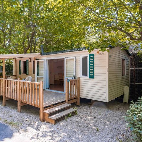 Stacaravan 6 personen - Stacaravan | Classic XL | 3 slaapkamers | 6 pers. | Verhoogd terras | Airconditioning.