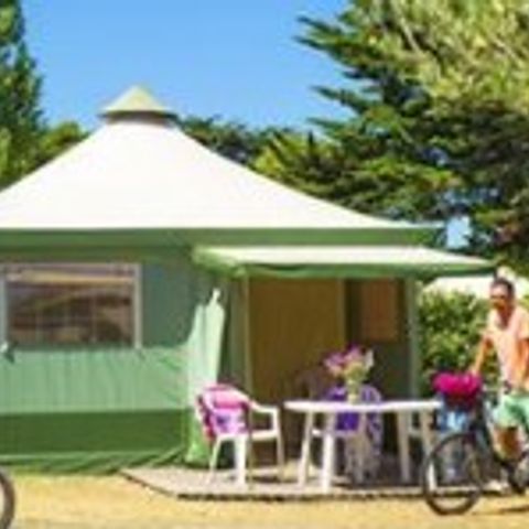 Glampingtent 4 personen - zonder sanitair BTM4