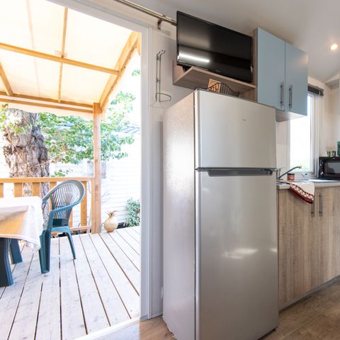 Stacaravan 6 personen - Titania CLASSIC Airconditioning.