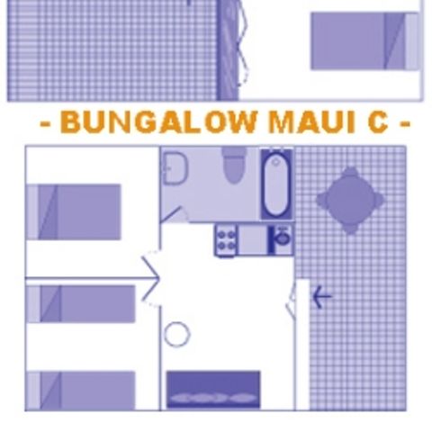 Bungalow 2 personen - Maui A - Prijs voor 2 personen